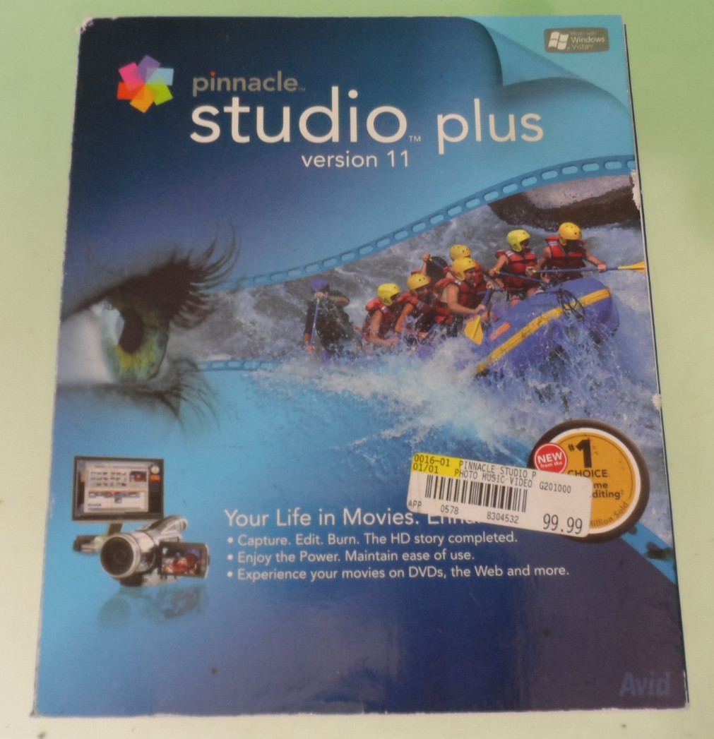 Pinnacle Studio Plus Version 11 -Serial Number & Booklet