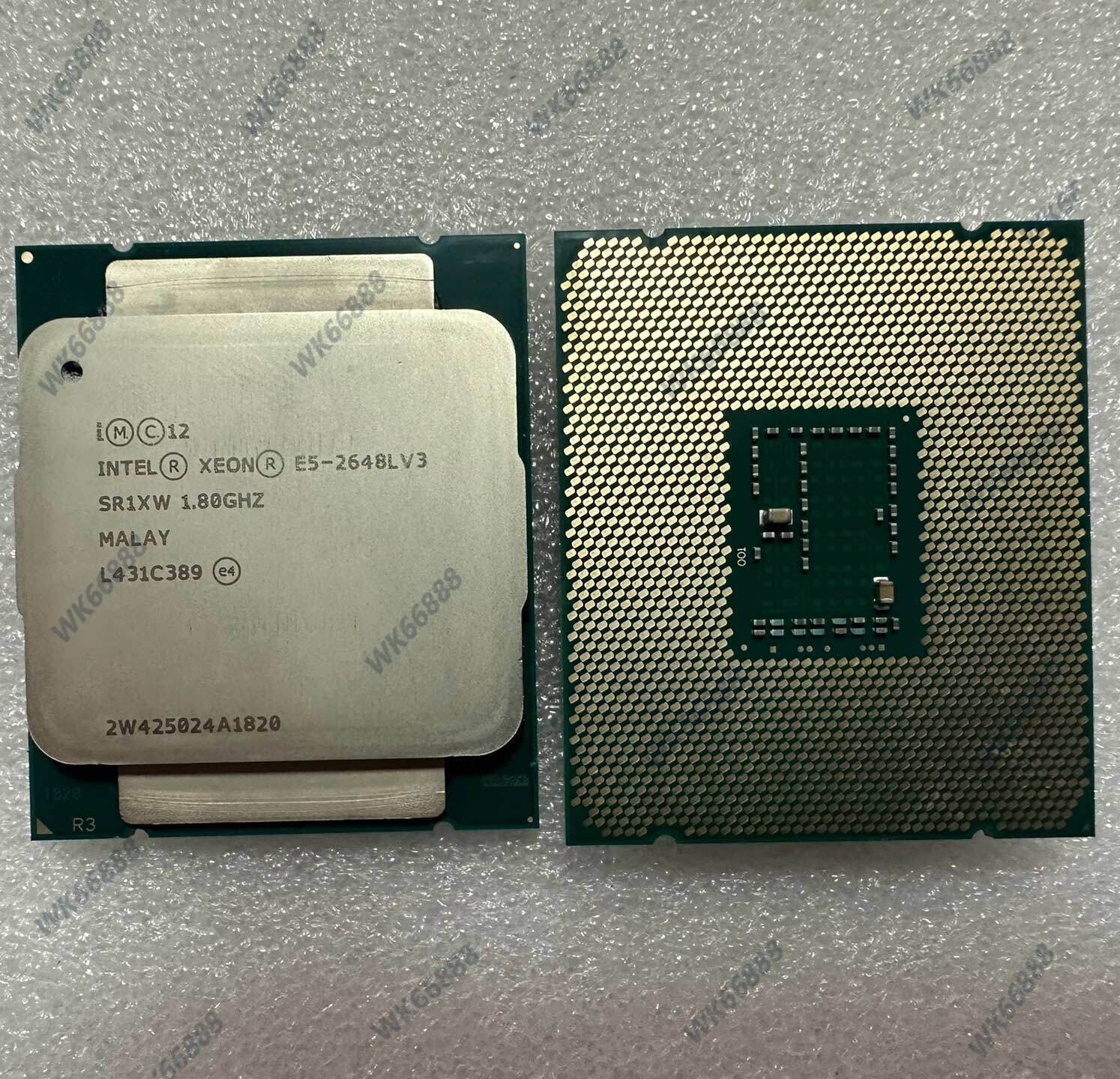 Intel Xeon E5-2648L V3 SR1XW 12C 24T 1.80GHz LGA 2011-3 Server CPU processor