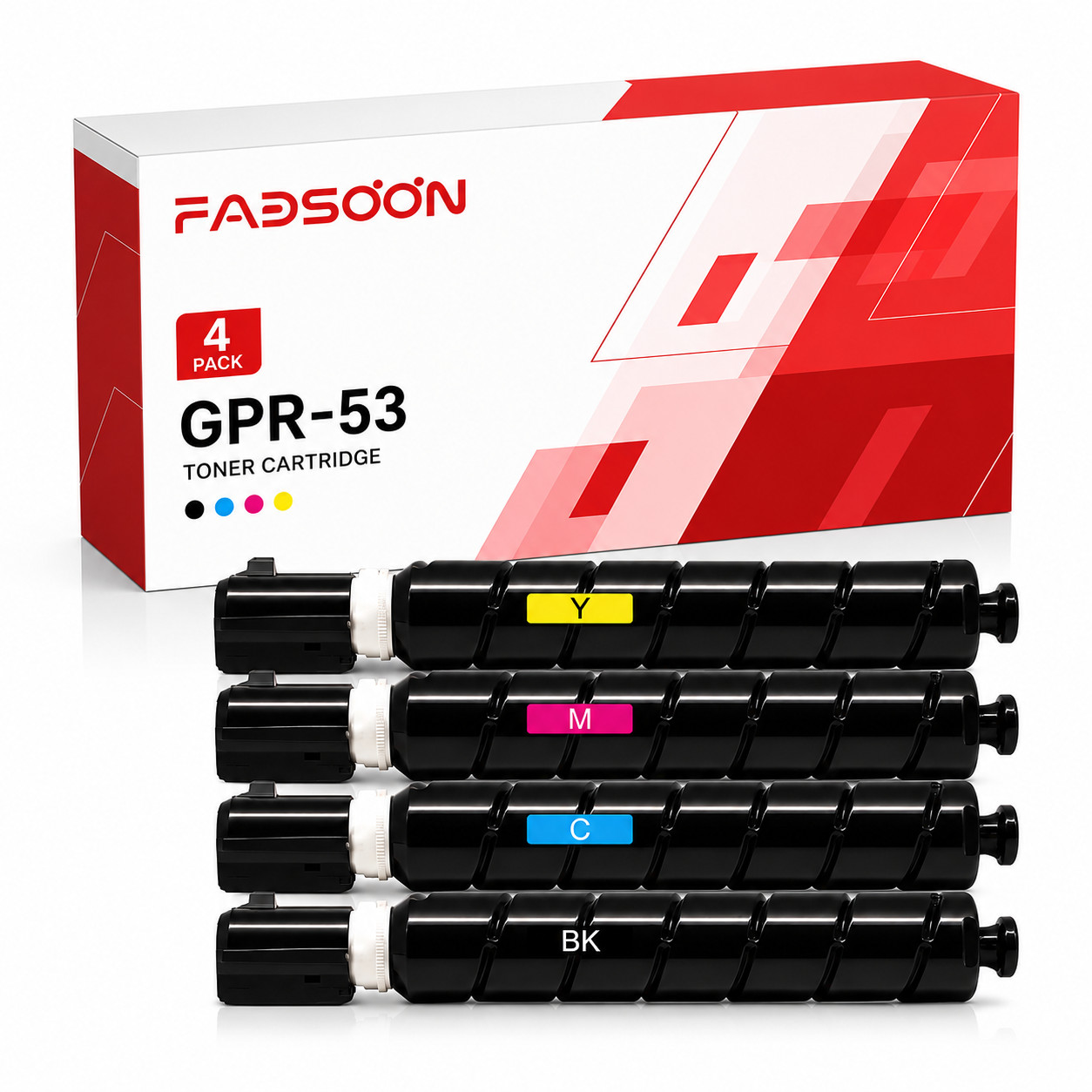 GPR53 4PK With Chip High Yield Toner for iR ADV C3525i C3530i C3325i C3330i 4-pk