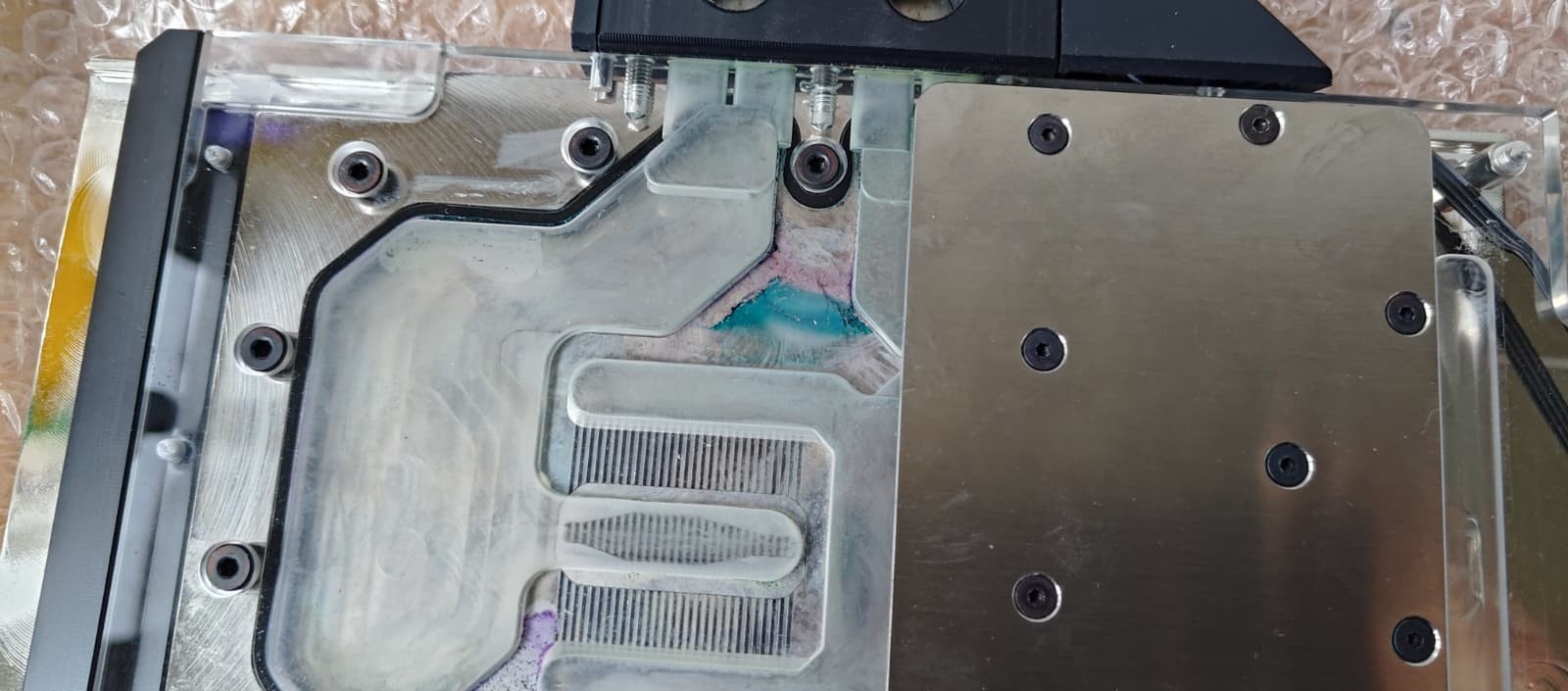 EK-Vector Strix RTX 2070 RGB - Nickel + Plexi full cover waterblock+backplate