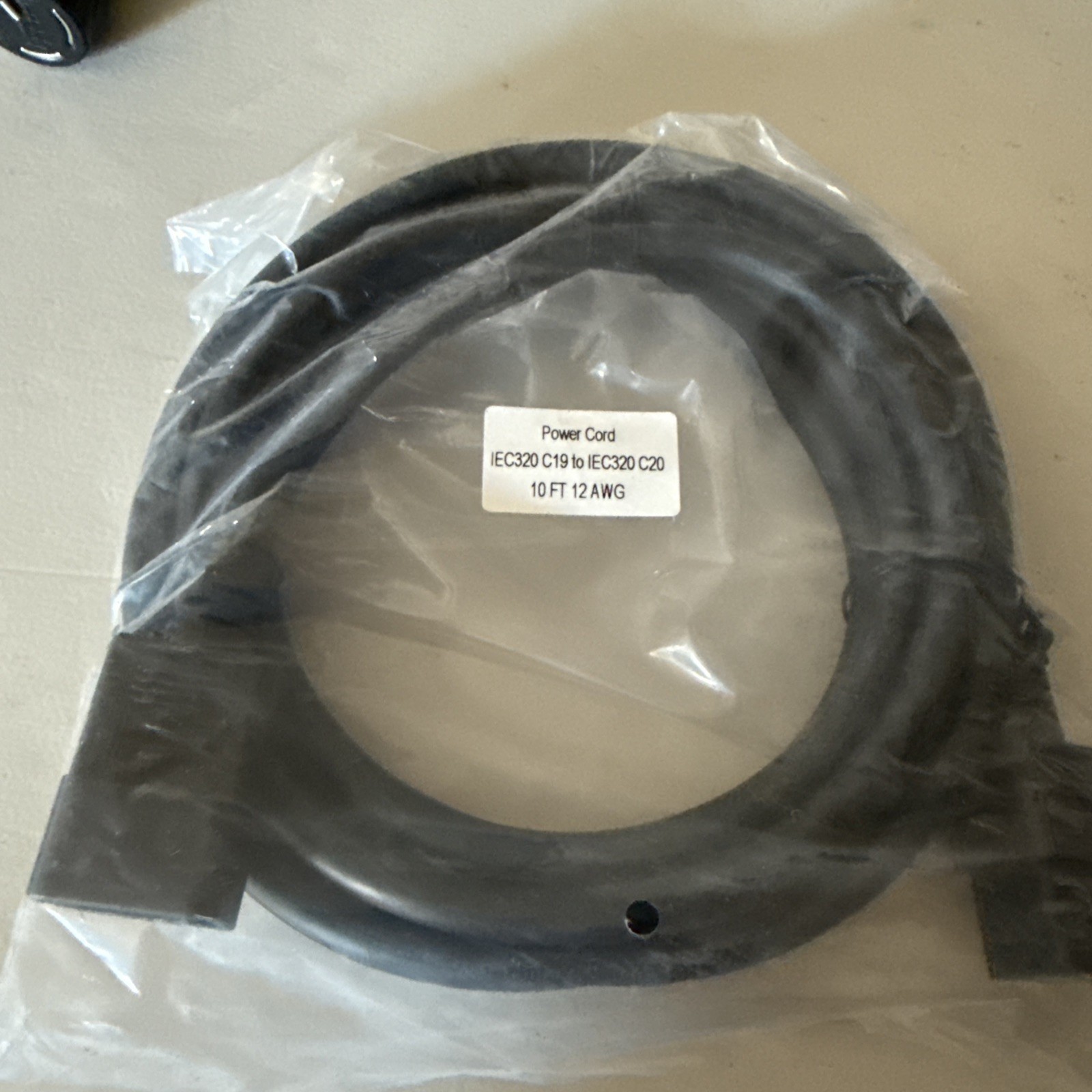 Legrand  10ft (3m) 12AWG Power Cord (IEC320C20 to IEC320C19) - Blue C2G