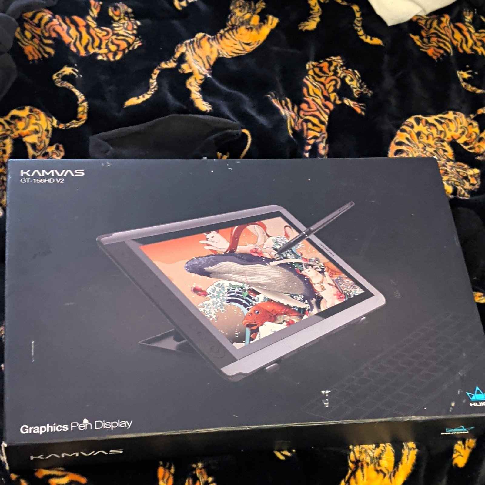 HUION Kamvas GT-156HD V2 Graphics Pen Display Tablet, USB Connectivity