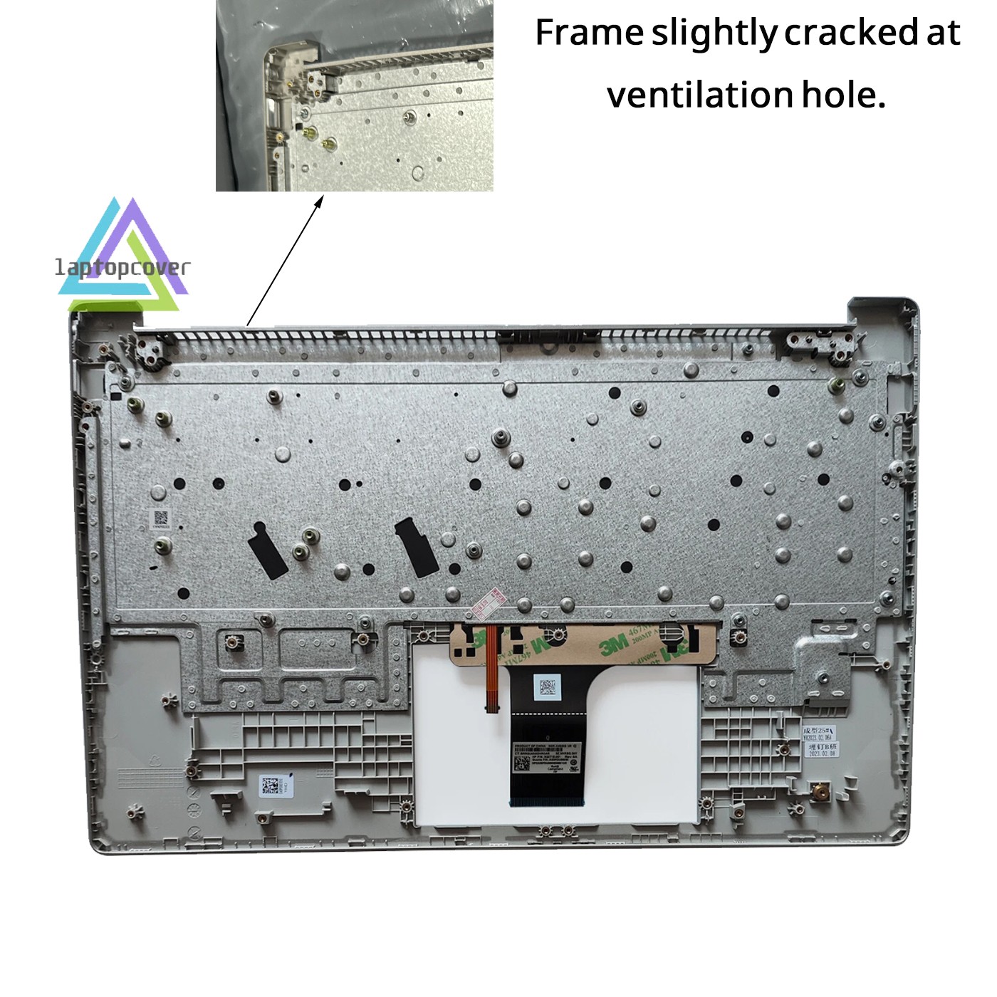 New Upper Case Palmrest With Backlit Keyboard For HP 15-FC 15-FD N36752-001