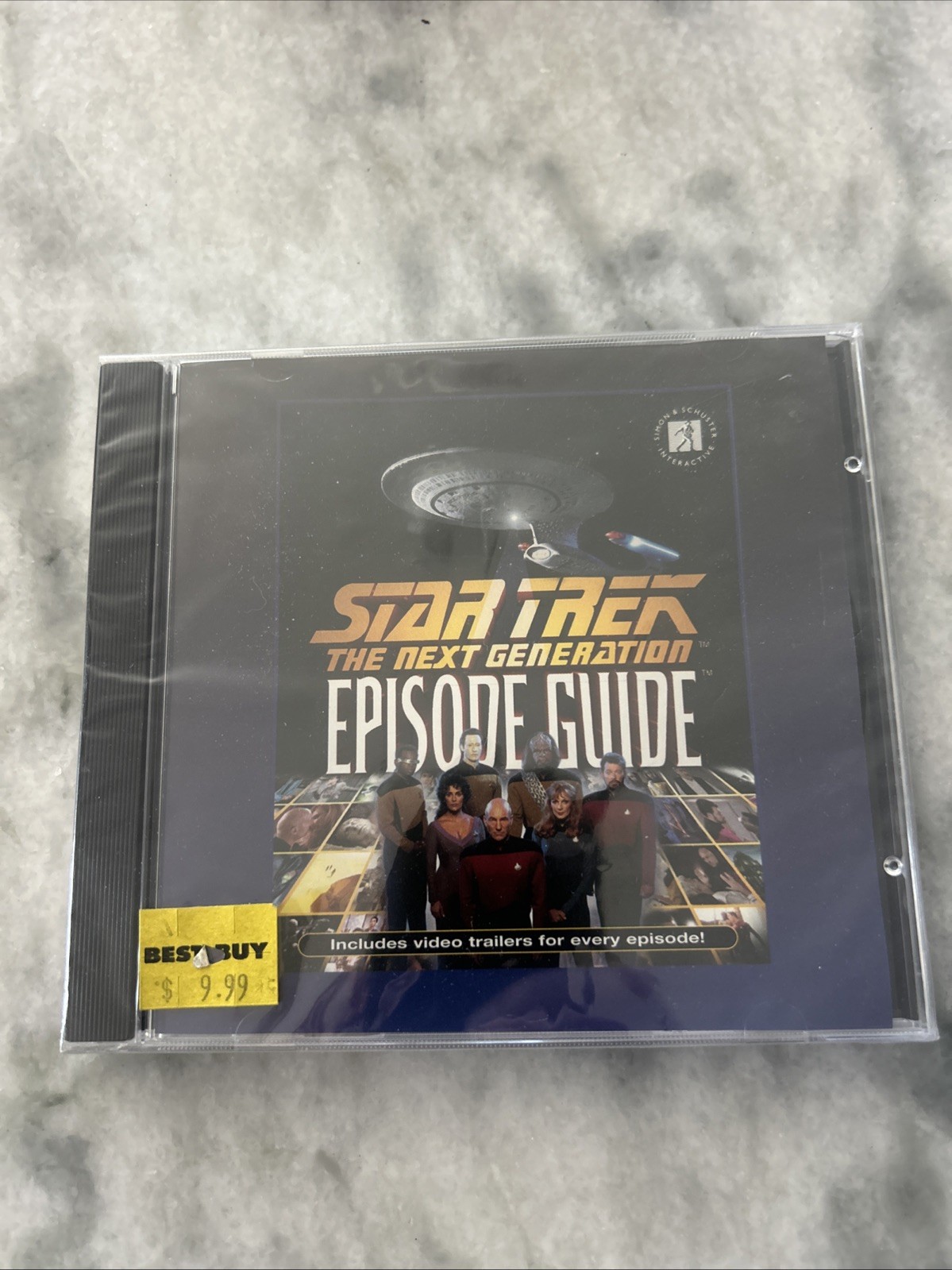 STAR TREK THE NEXT GENERATION Episode Guide CD-ROM Sealed 1995