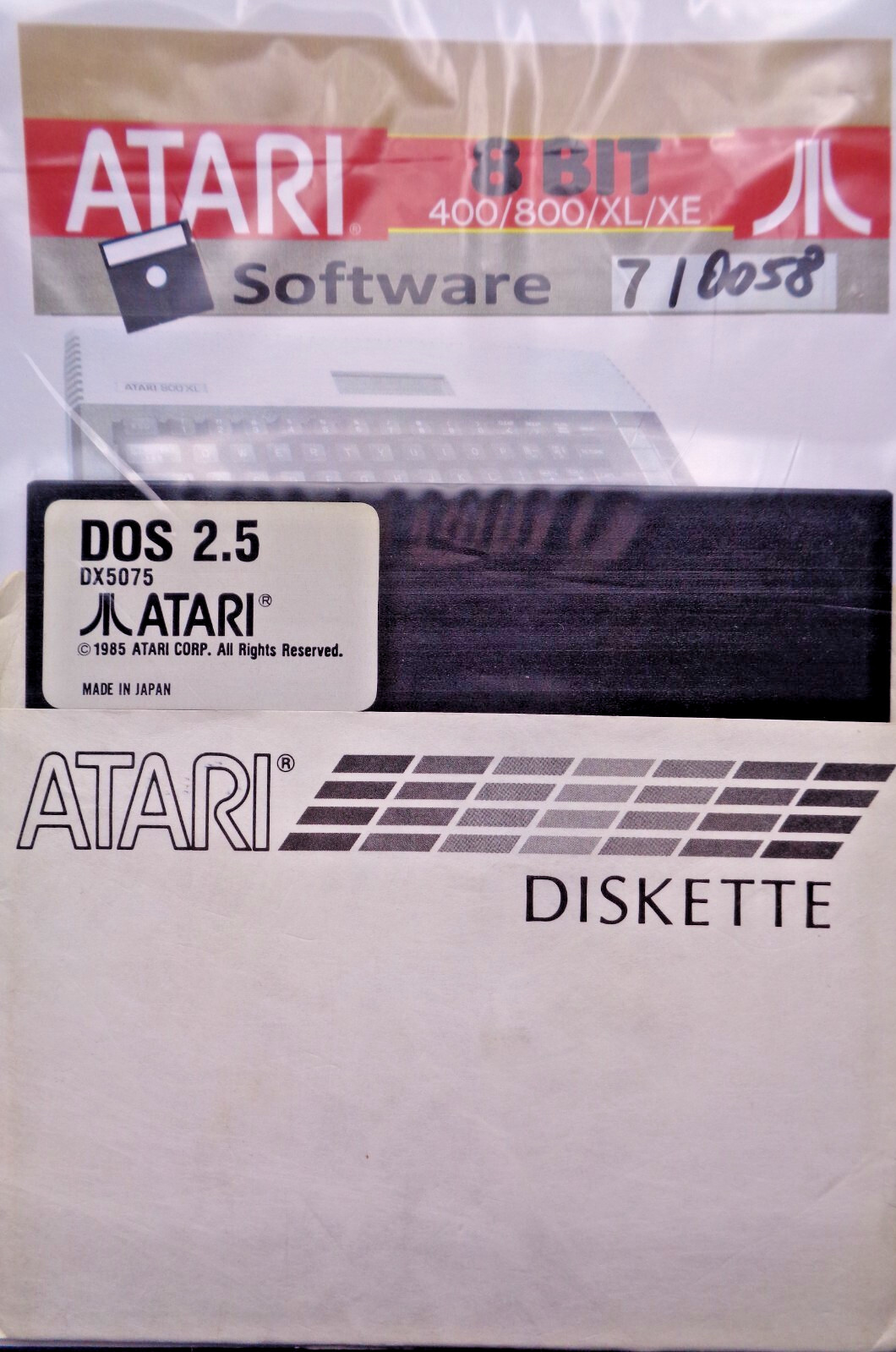 ATARI XL/XE -- DOS 2.5 (ATARI DX5075 - DISK)