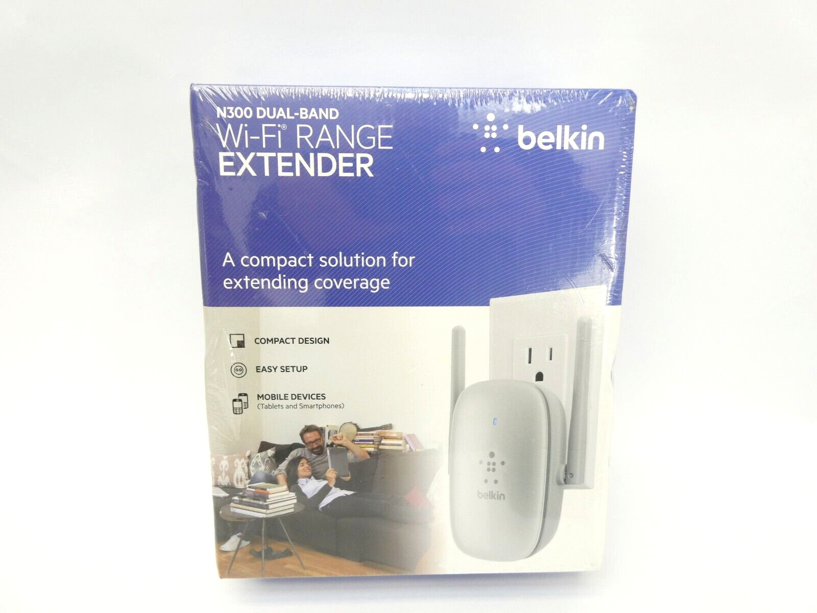 New 2012 Belkin N300 Dual-Band Wi-Fi Range Extender 7-22868-87831-6