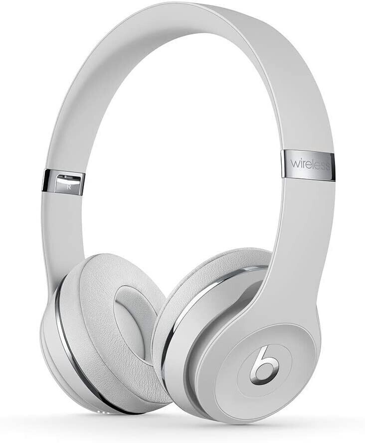 Beats Solo3 Solo 3 Wireless On-Ear Headset Apple W1 Headphone Chip -Satin Silver