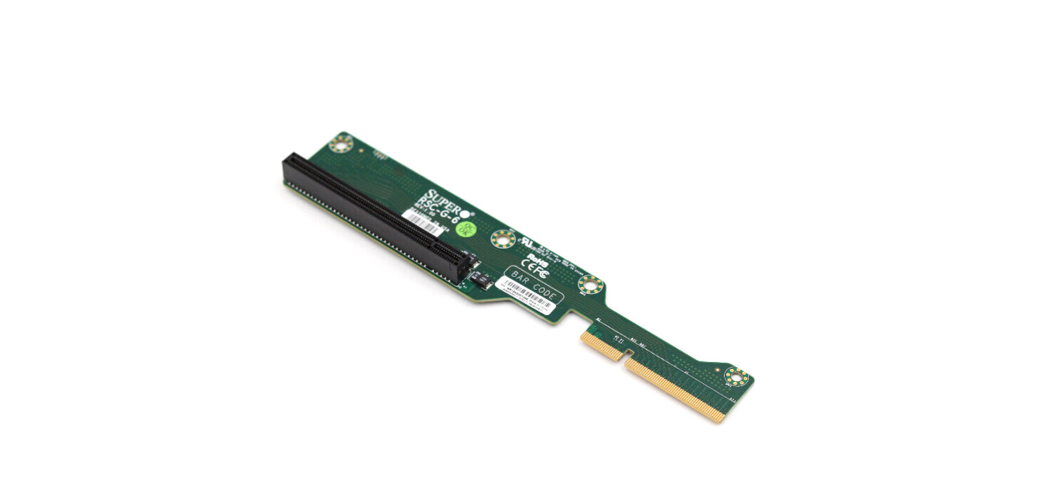 Supermicro RSC-G-6 1U PCIe Passive Riser Card Tested Working