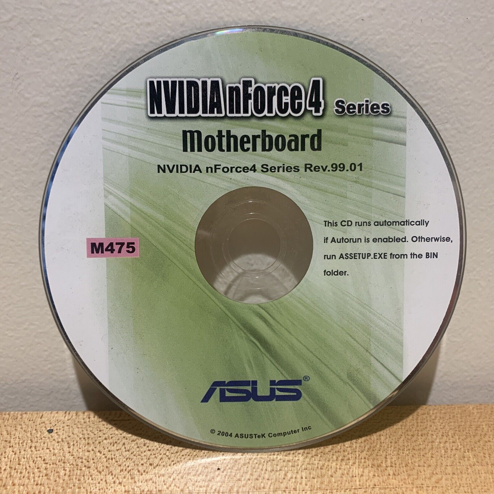 Asus NVIDIA nForce4 Series Motherboard Software CD & Bonus WinDVD Suite