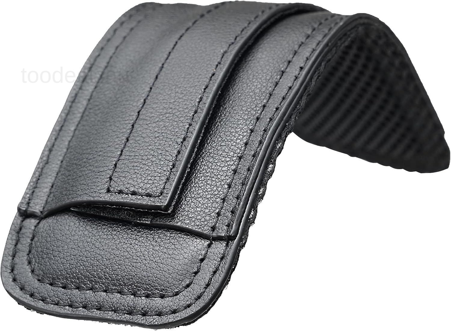 Full Grain Leather Shoulder Strap - Replacement Bag Straps for Black Pad