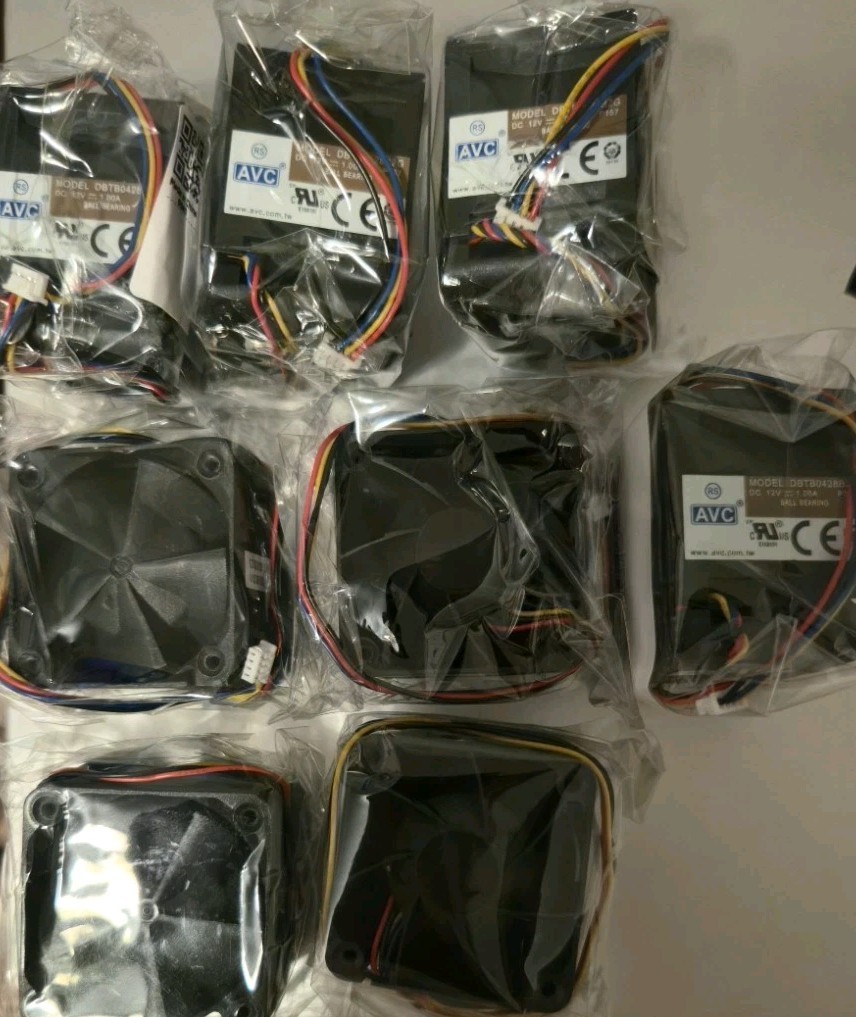 New AVC 40x40x28mm 4Pin JST1.25 20cm 12V Server/Power Supply Fan