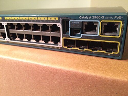 Cisco WS-C2960S-48LPS-L 2960S Series 48 Port Switch