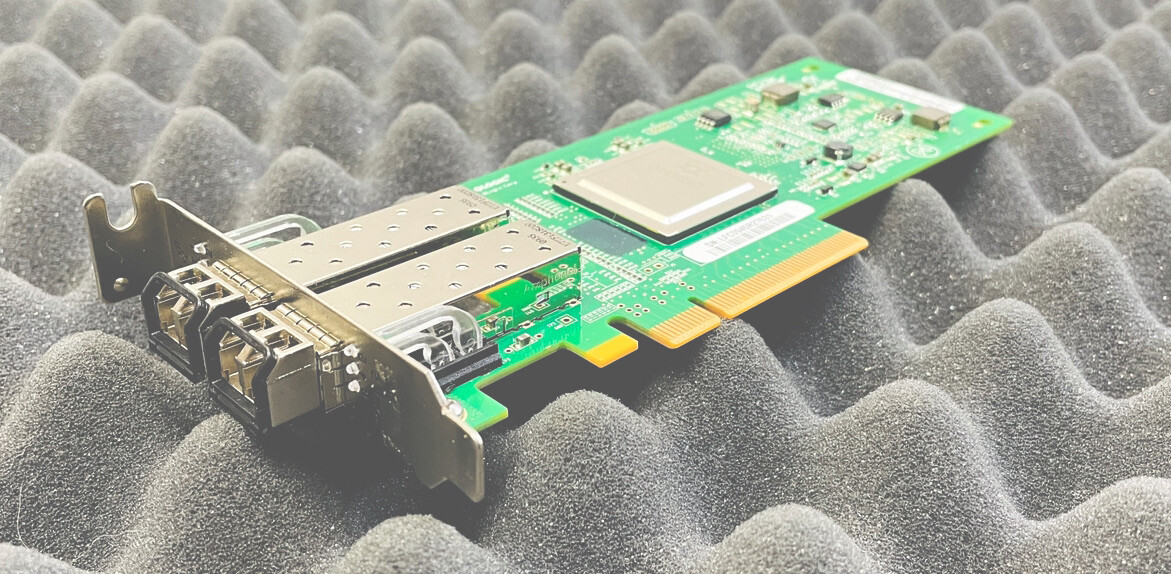 (LOT of 2) Sun QLogic HOLOGRAM QLE2562-Sun Dual Port 8gb Fibre Channel Card