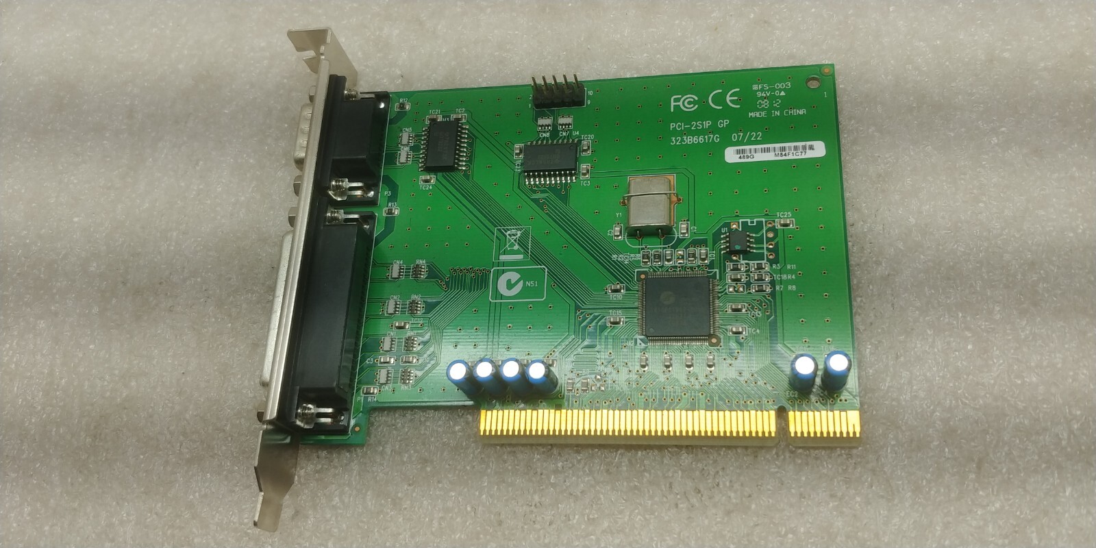 HP Lite-On KB661701 321722-001 PCI-2S1P GP Serial DB-9 Parallel DB-25 PCI Card