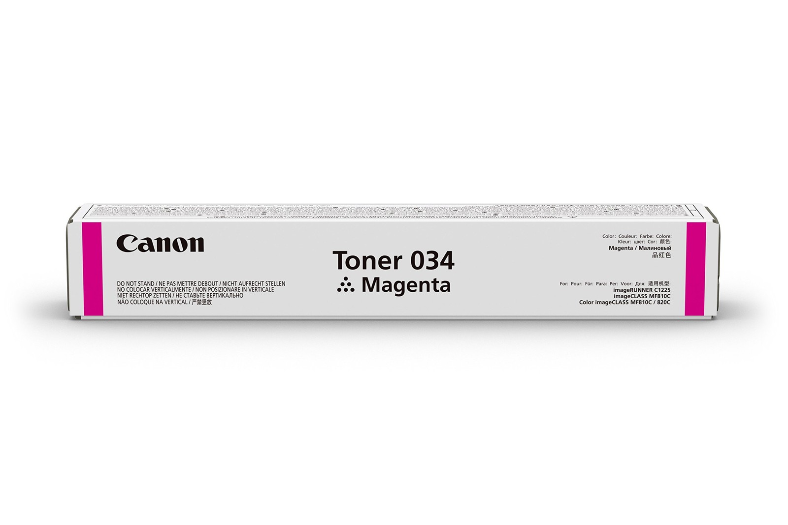 Canon Genuine 034 Magenta Toner Cartridge Compatible with MF810Cdn, MF820Cdn