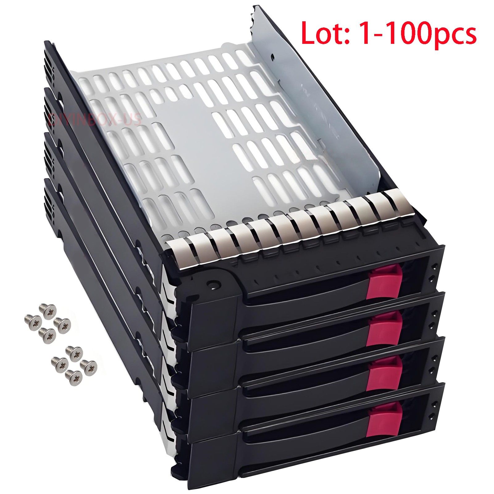 Lot 3.5" LFF HDD Drive Tray Caddy for HP ProLiant G4/G5/G6/G7 DL360 DL380 373211