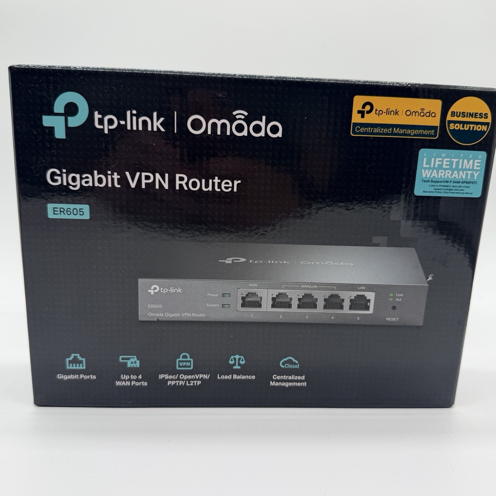 TP-Link Omada ER605 Gigabit VPN Router NIB Factory Sealed New