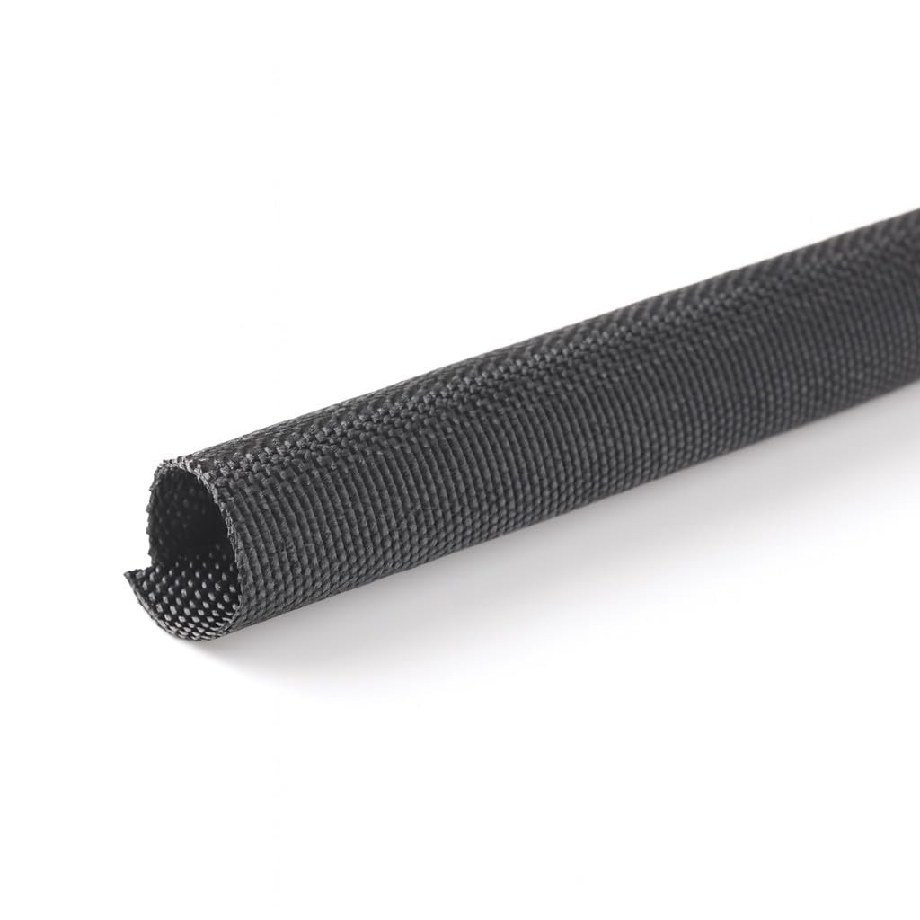 Woven Mesh Split-Sleeve Wire Loom for High-Temperature Automotive Harness and...
