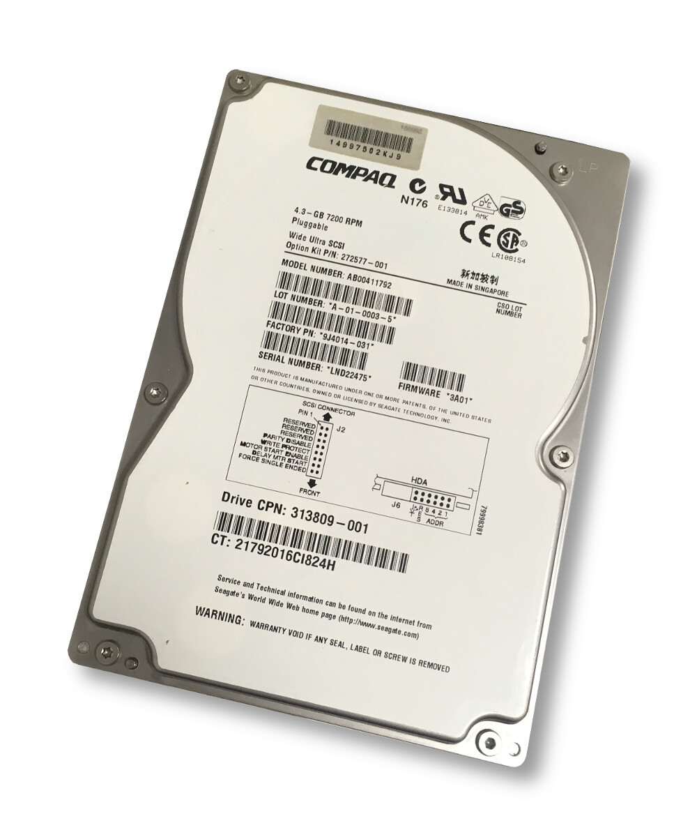 Compaq Part Number: 313809-001 4 GB