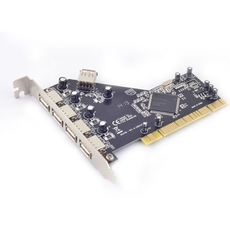 PCI to 4 Ports External + 1 Port Internal USB 2.0 Expansion Card Chipset for NEC