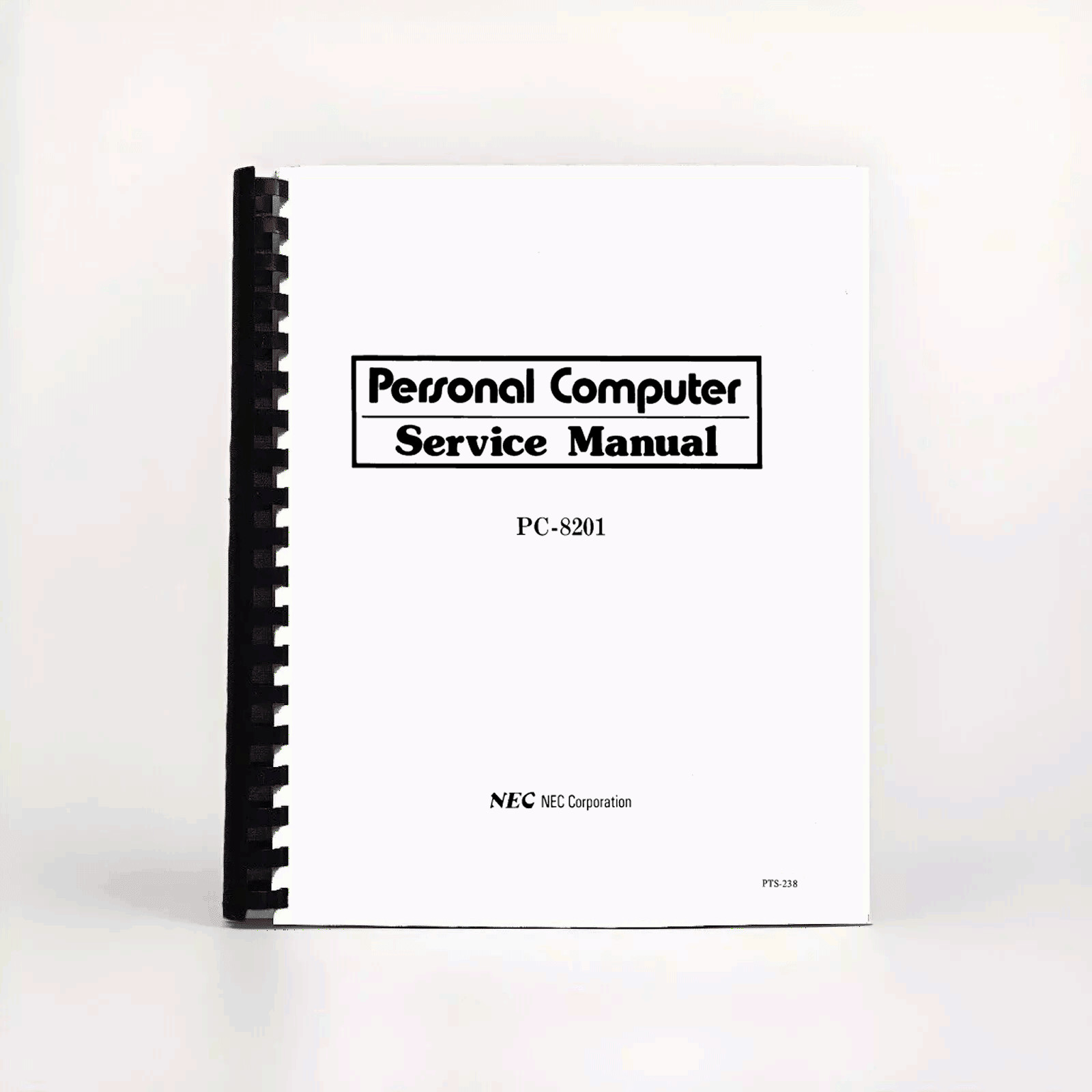 NEC PC-8201 Portable Computer Vintage Service Manual