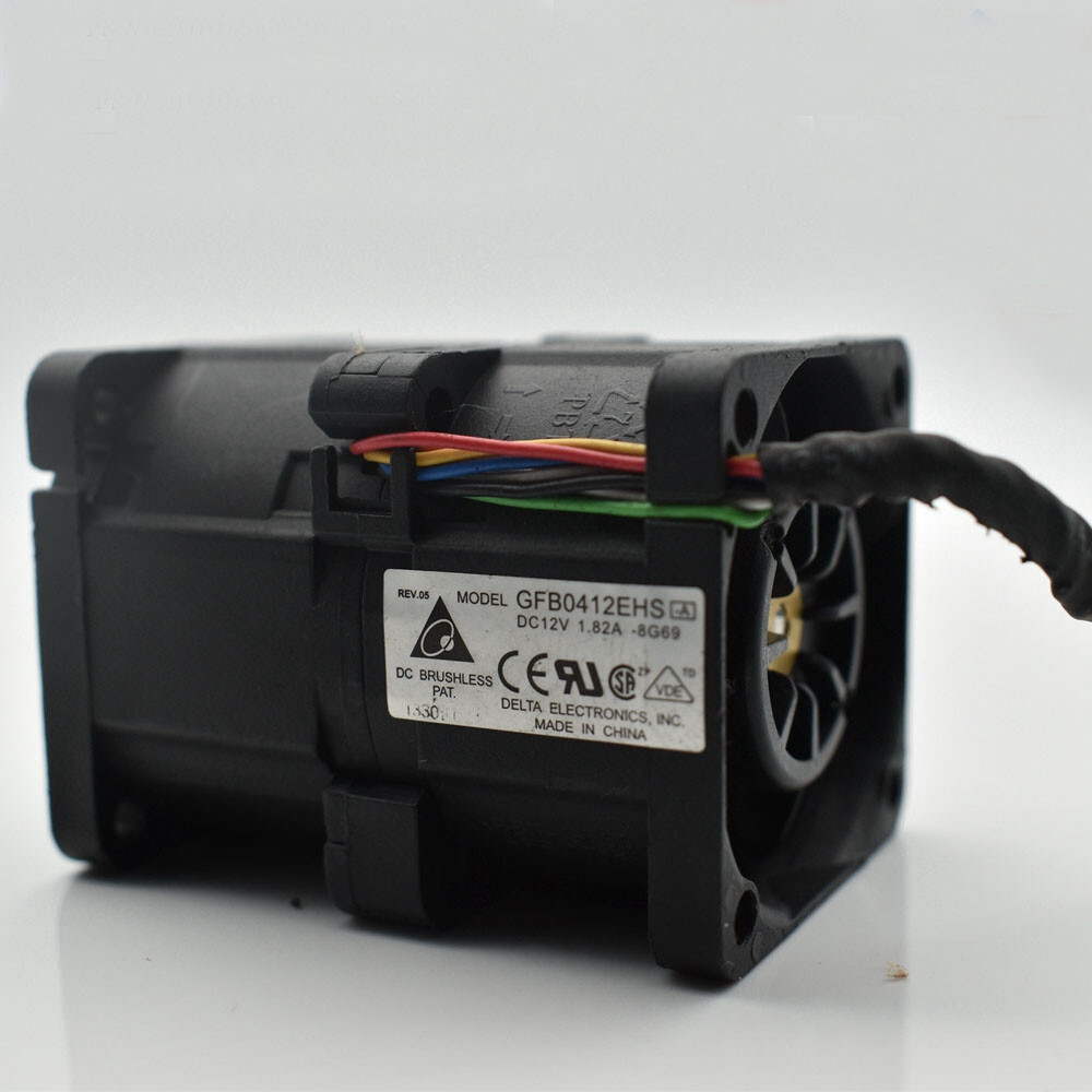 Delta GFB0412EHS-AN90 40mm x 56mm Server Fan 8 wire Molex 12V DC 1.82A