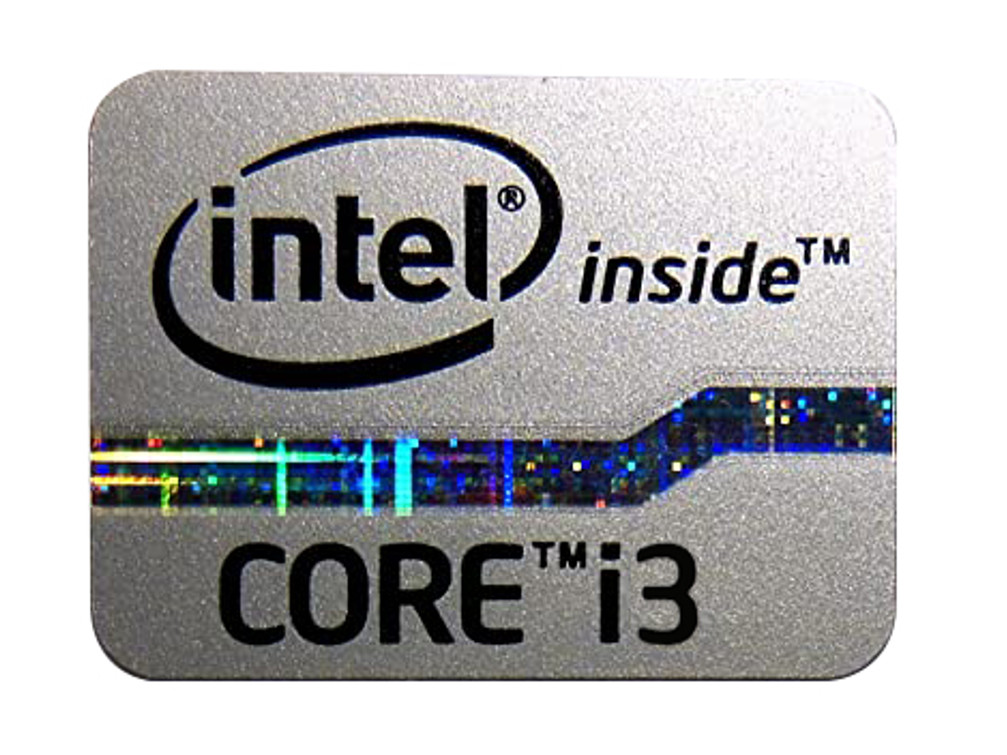 50PCS  Intel Core i3 Silver Sticker Case Badge Genuine USA Lot Wholesale OEM