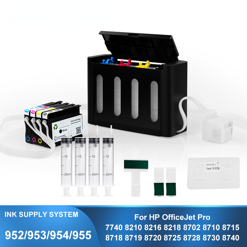 CISS Continuous Ink Supply System 952-955 For HP 7740 8210 8710-8740 printer