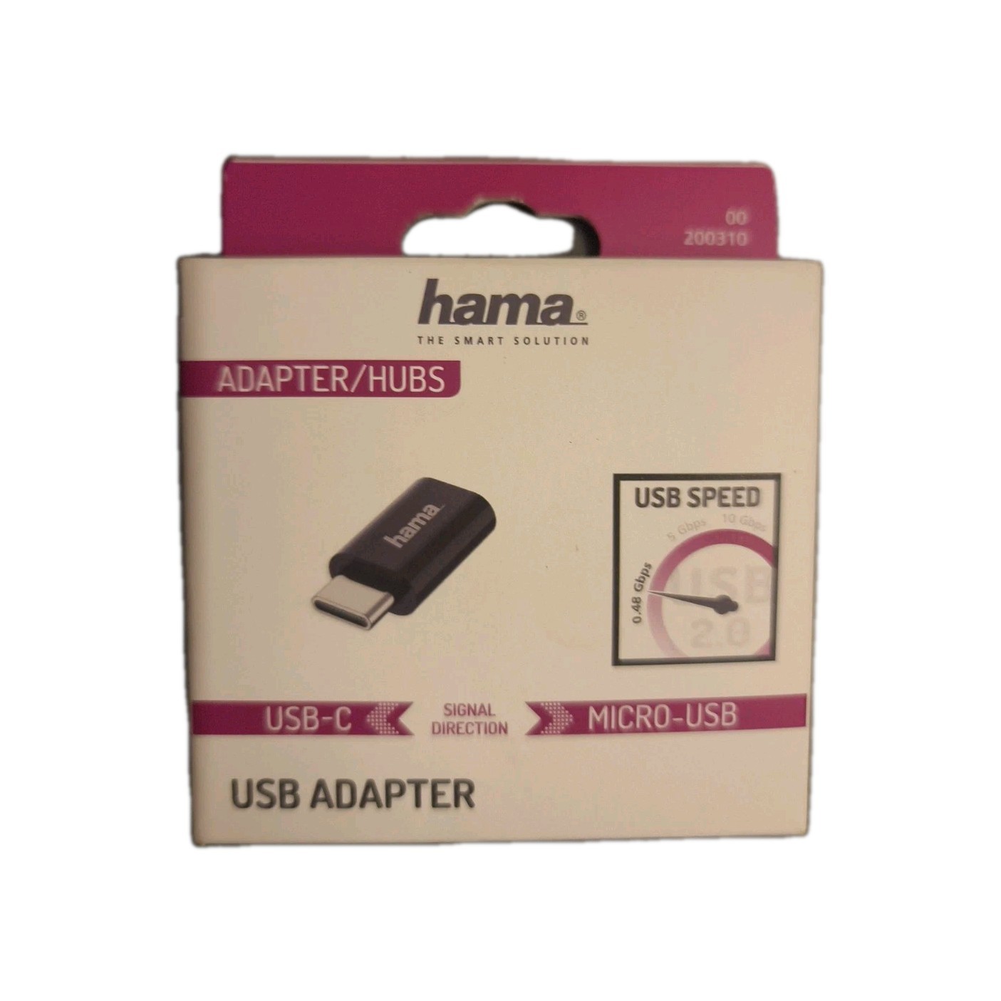 Hama USB-C to Micro USB Adapter - NEW