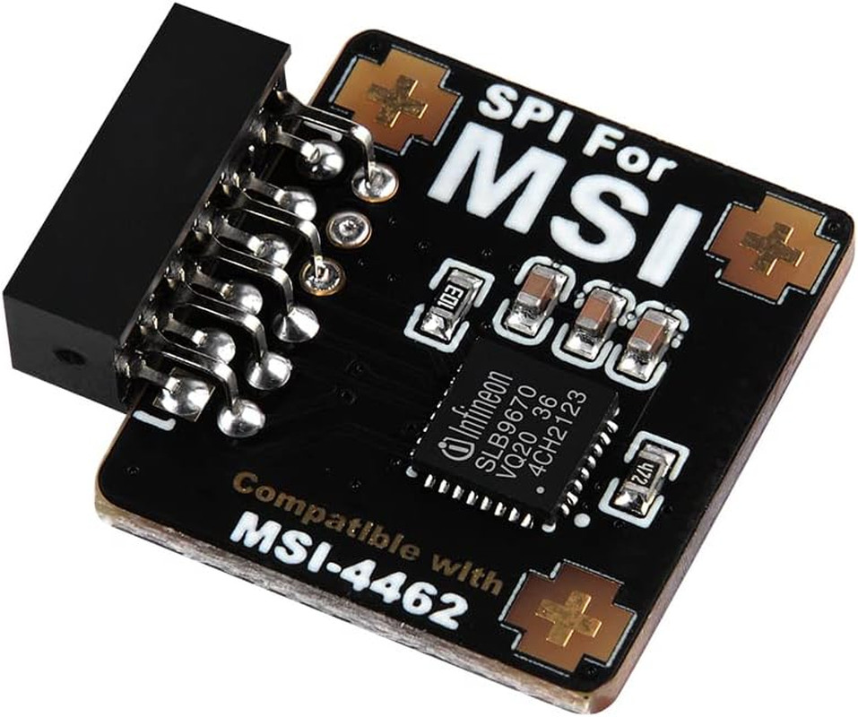 TPM2.0 Module TPM SPI 12Pin Module with Infineon SLB 9670 for MSI Motherboard Co