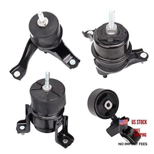 Engine Motor and Transmission Mount Kit Compatible with Camry 2002-2006 2.4L &