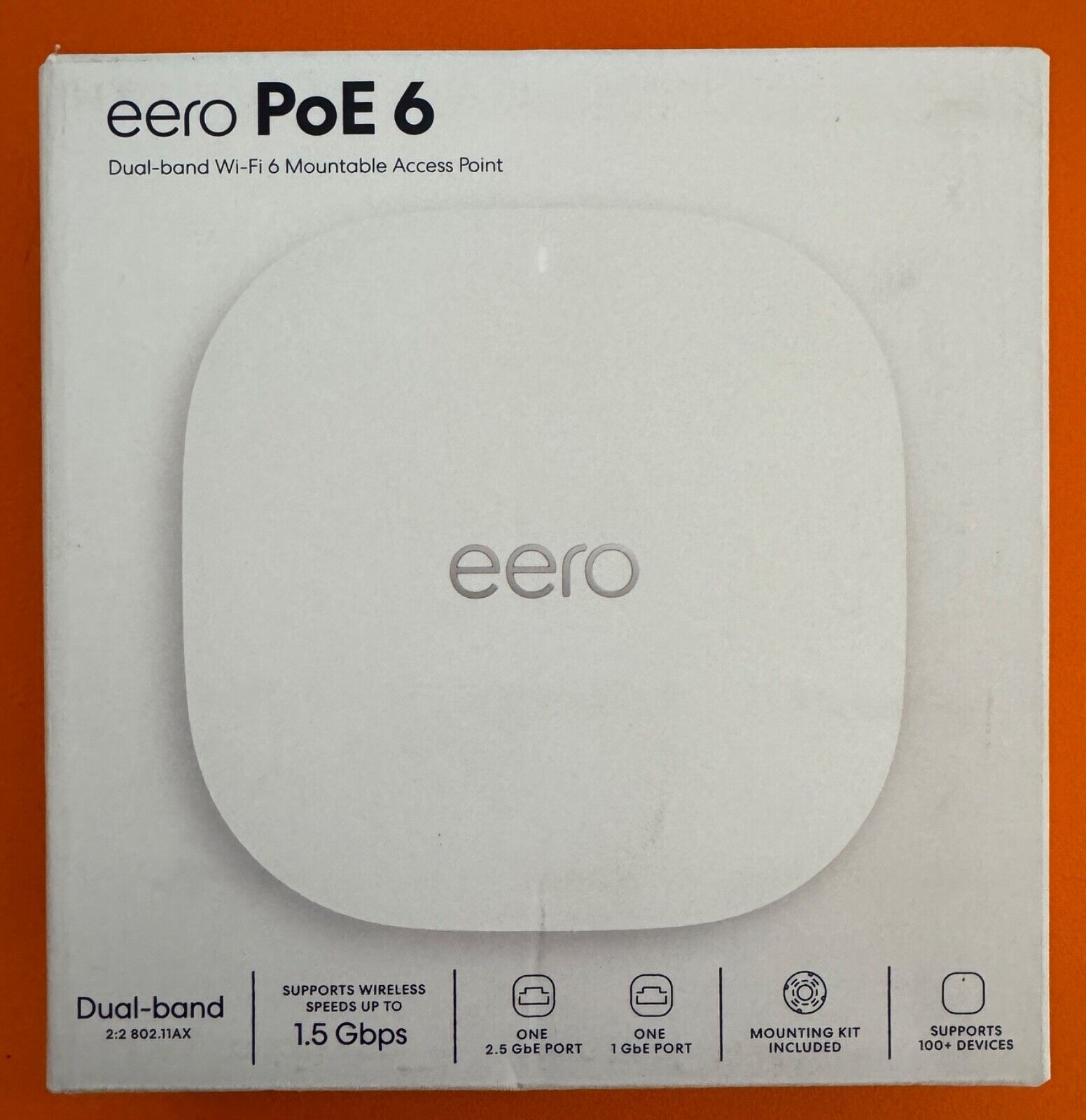 Eero PoE 6 Wi-Fi 6 access point. NEW IN BOX 