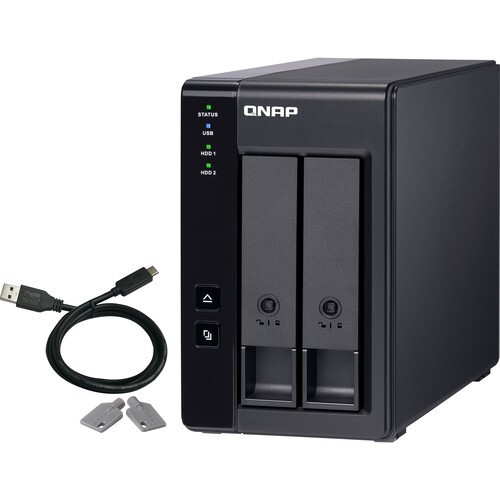 QNAP TR-002 2-Bay USB 3.1 GEN 2 RAID Expansion Enclosure 2 x 3.5"/2.5" SATA III