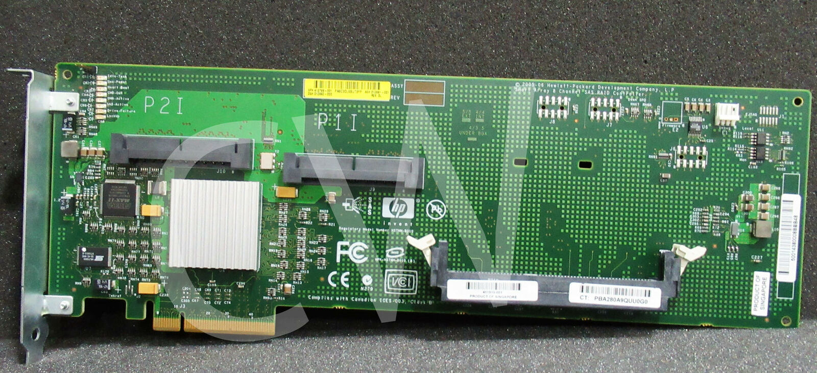 412799-001 411508-B21 HP SMART ARRAY E200 PCI-E x4 SAS 3G RAID CONTROLLER CARD