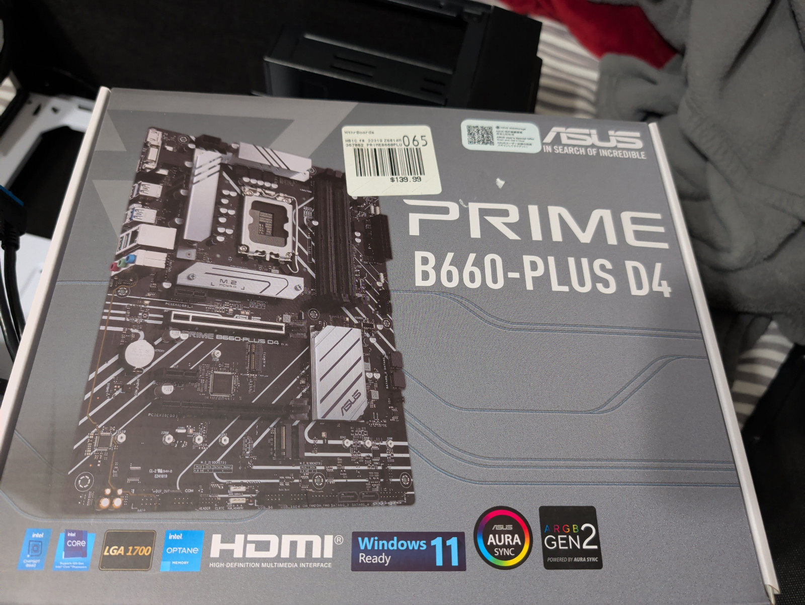 ASUS Prime B660-plus d4