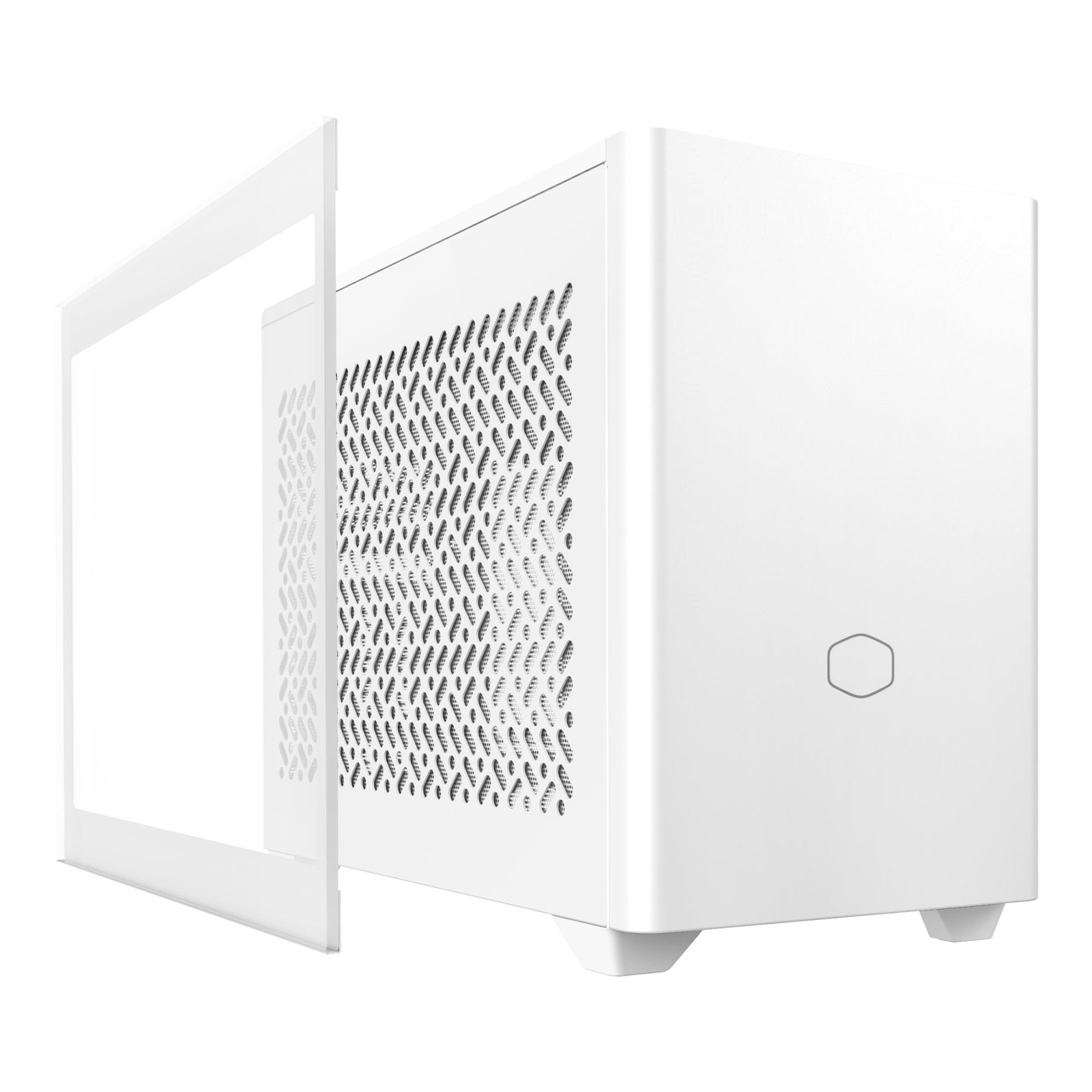 Mini Itx White Computer Chassis Vertical Gpu Mount Support For High End Pcs
