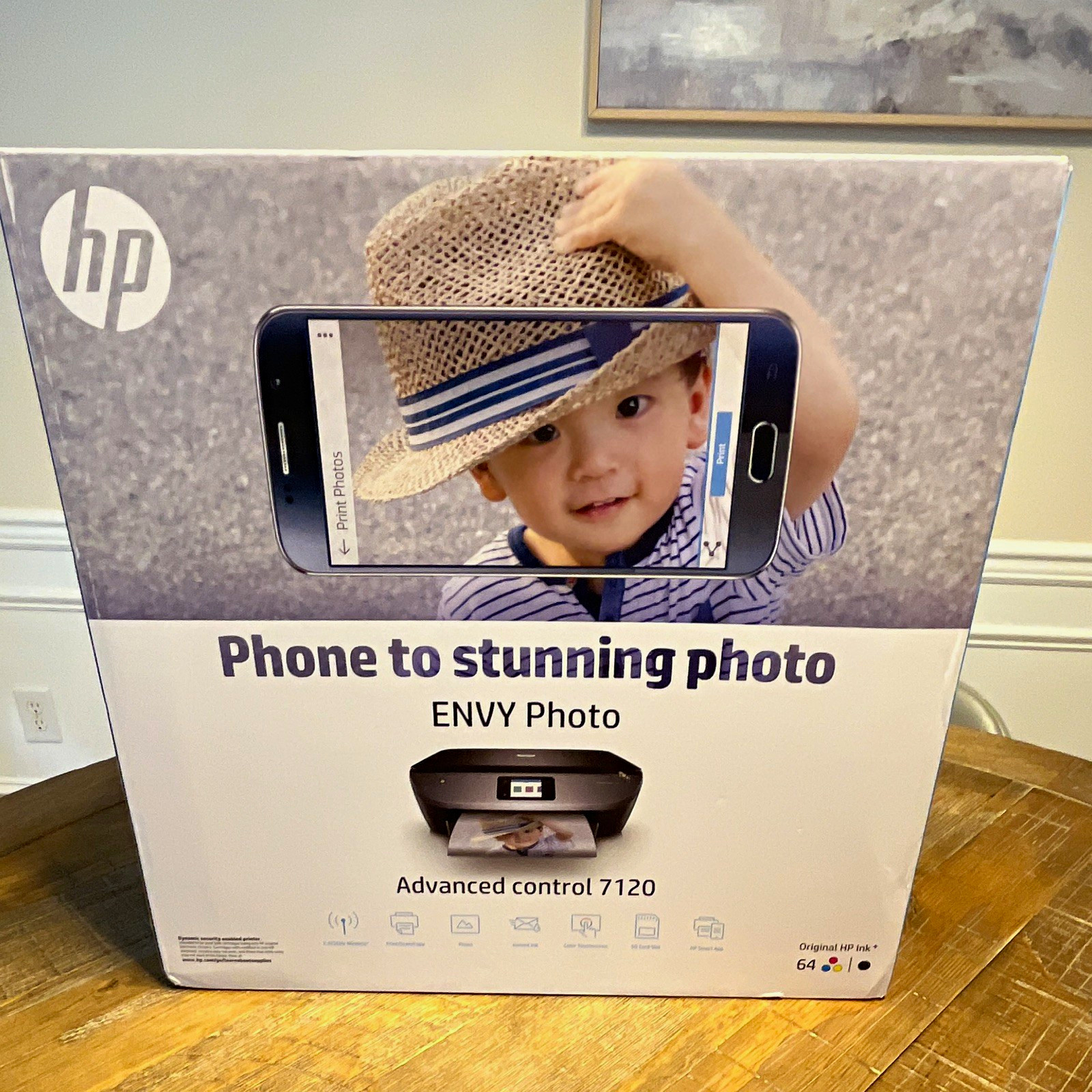 HP Envy Photo 7120 Color Inkjet Wireless All-In-One Printer Scanner Copier