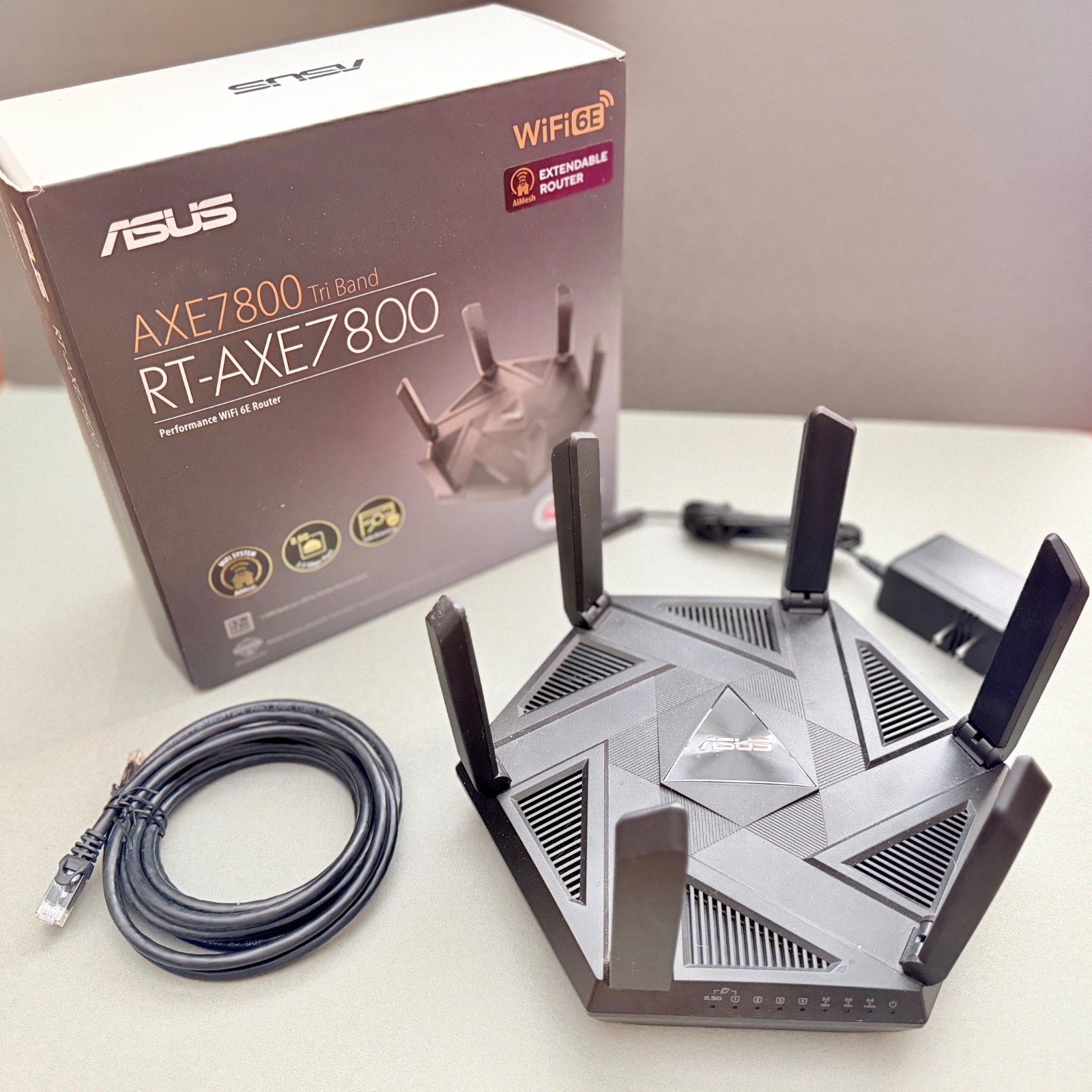 ASUS RT-AXE7800 Tri-Band WiFi 6E Router