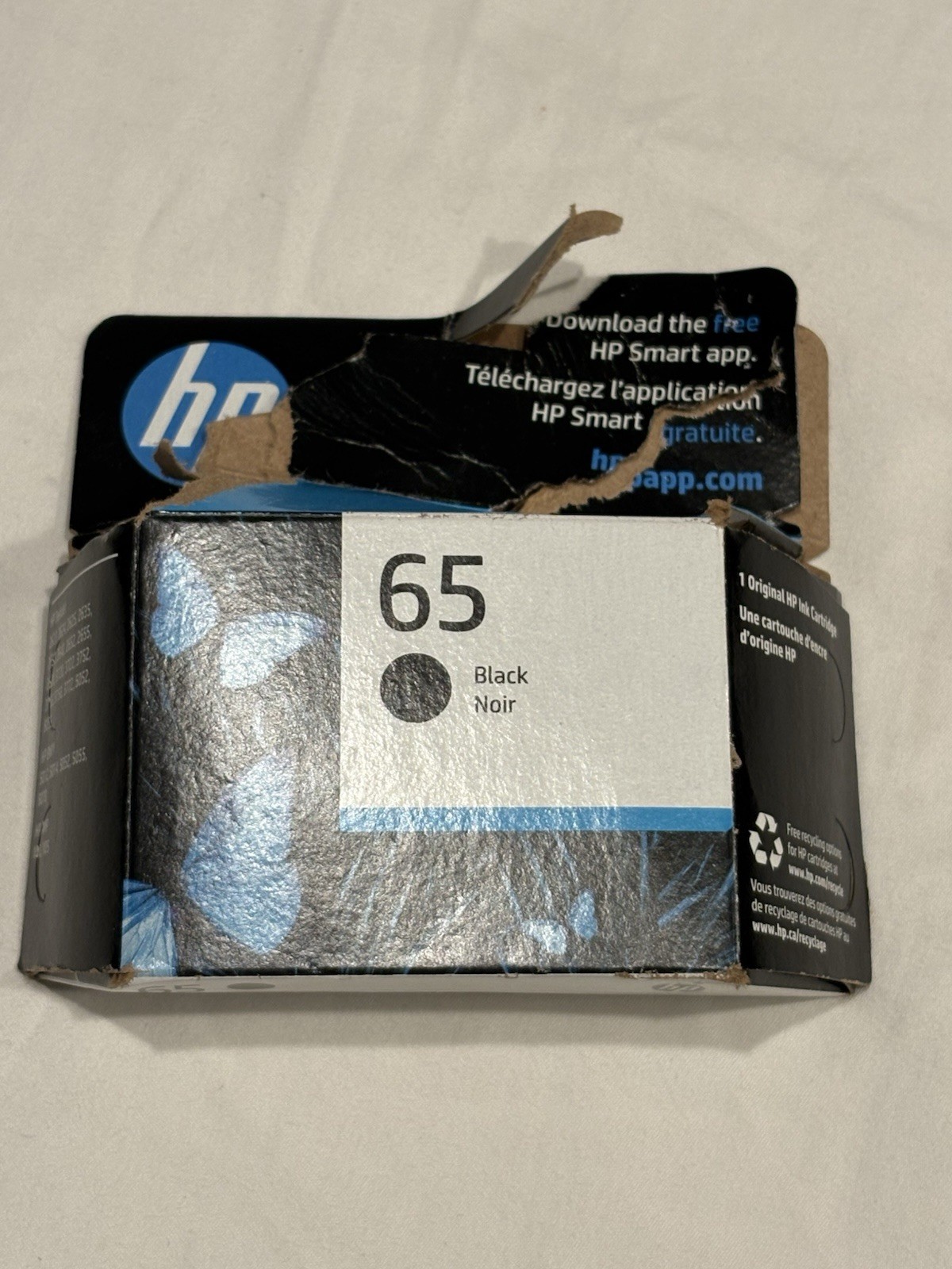 Open Box NEW 🔥 HP 65 Genuine Original Black Ink Cartridge for Inkjet Printers
