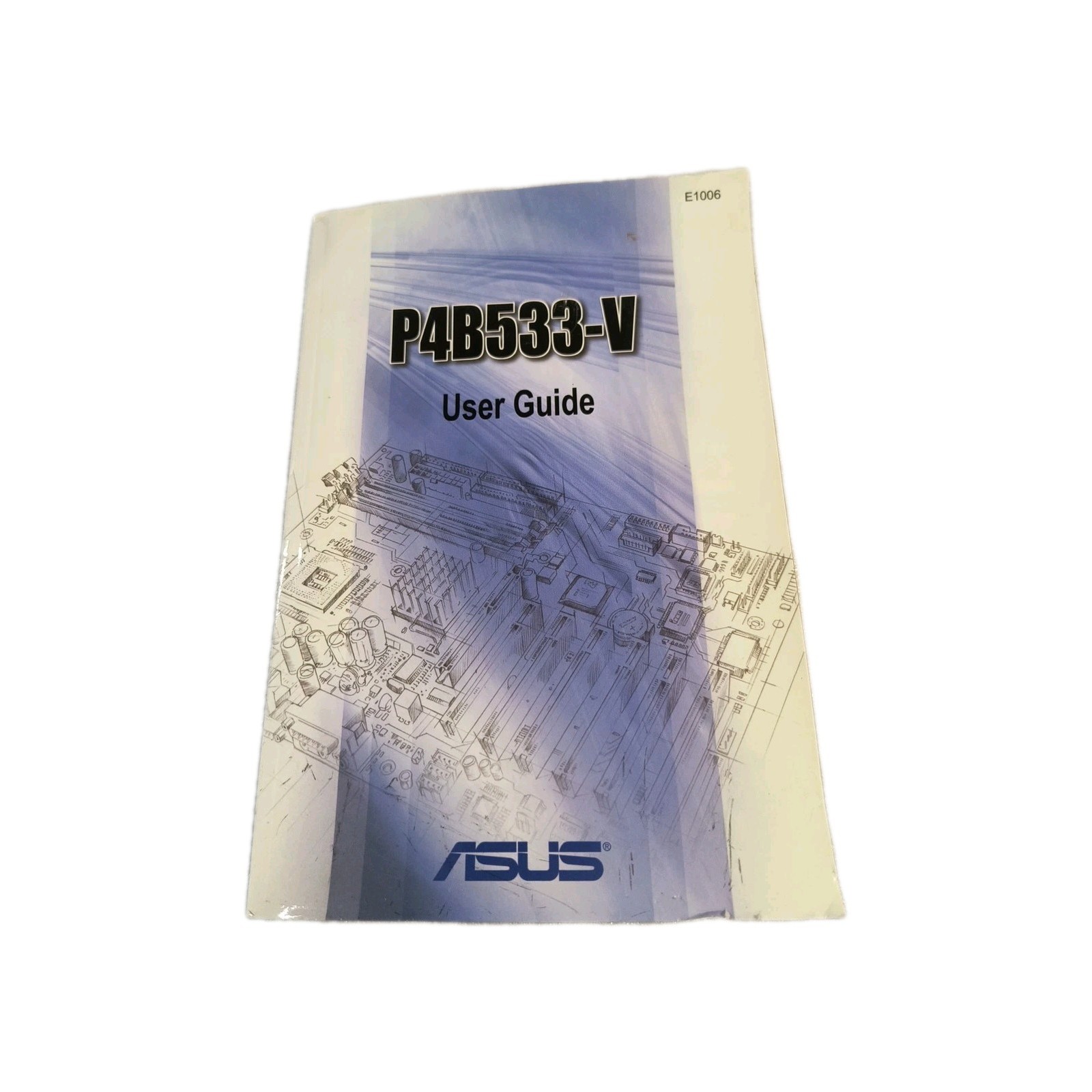 RARE VINTAGE ORIGINAL OEM ASUS P4B533-V SOCKET 478 MOTHERBOARD MANUAL MXB121