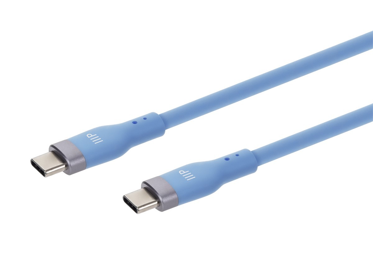 Monoprice USB-C to USB-C Silicone Charging Cable - USB 2.0, 240W PD, Ultra