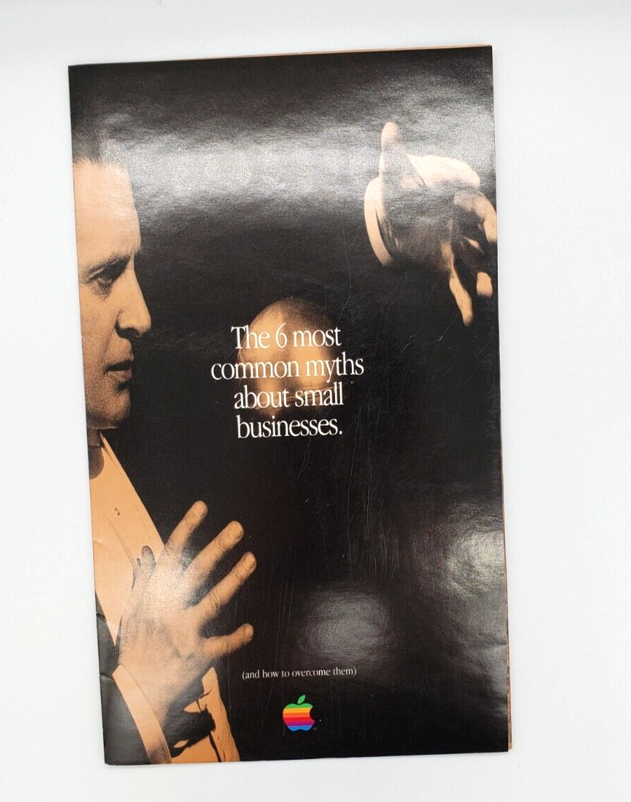 1996 Apple Computer "The 6 most common myths about small business" Brochure