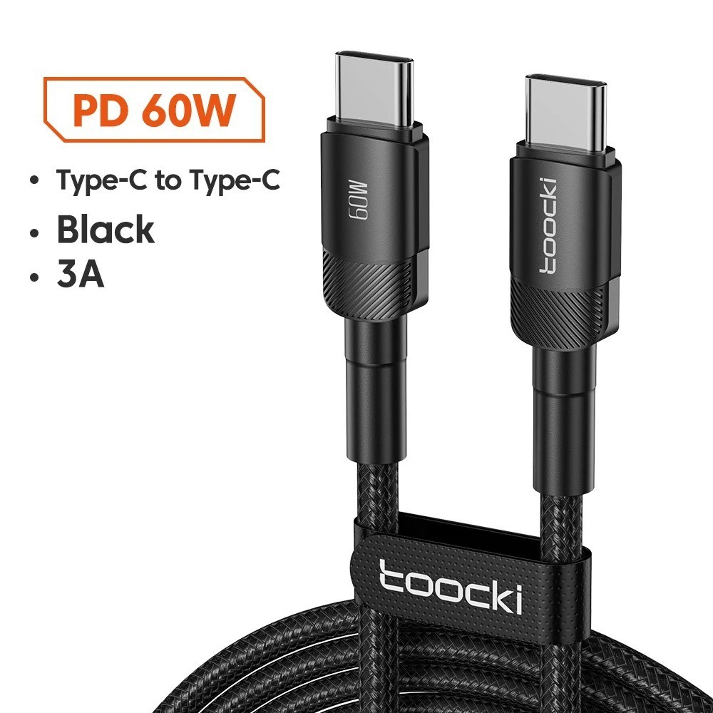 Toocki 100W USB C to USB C Cable PD 3.0 Fast Charging Braided Type C Cord