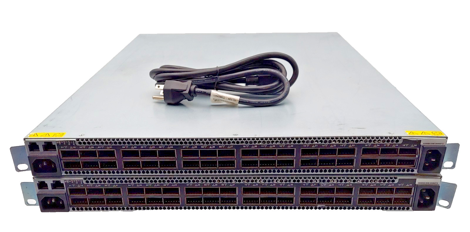 LOT OF 2 Intel True Scale Fabric Edge Switch 36 port 12200/12300