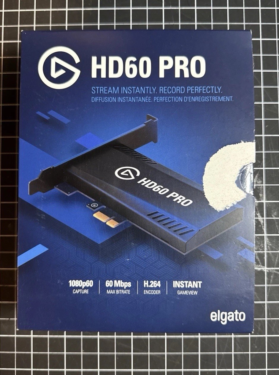 Elgato HD60 Pro HD 60 Video HDMI Capture PC Card PCIe Streaming Twitch Setup