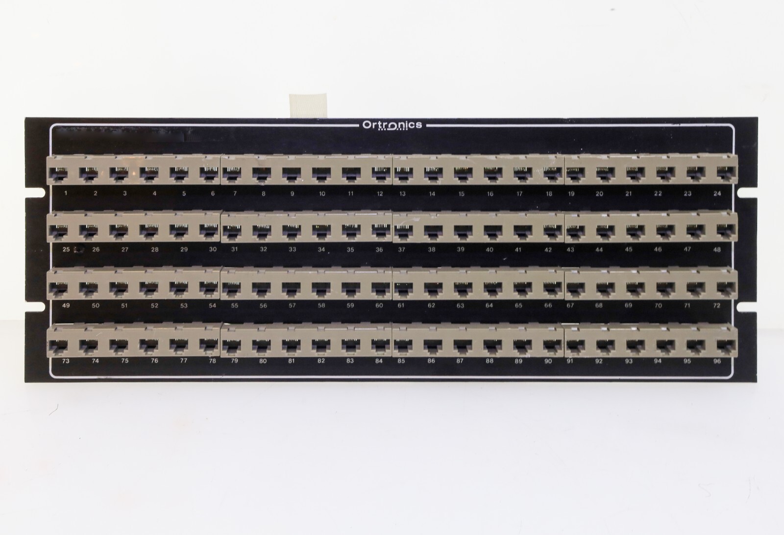ORTRONICS 96 Port Modular 8 Position Telco Patch Panel OR-808004356 