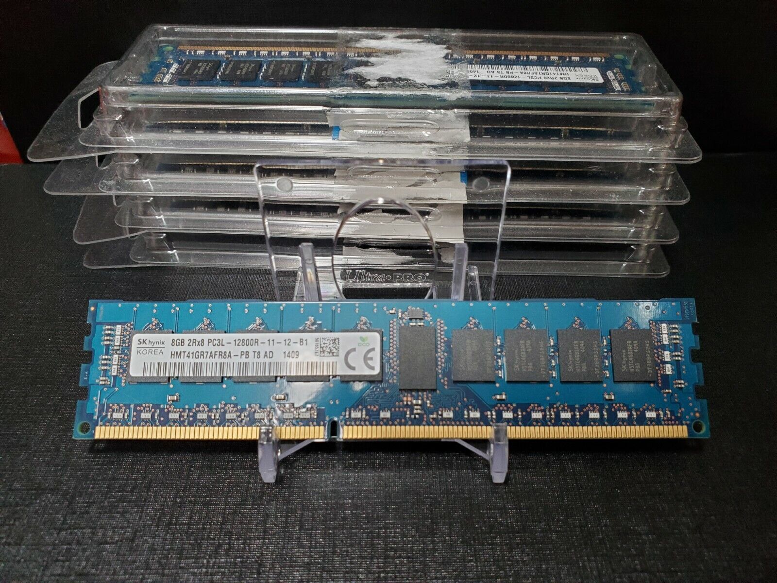 Lot of (5) 8 GB SK Hynix PC3L-12800R DDR3 SERVER RAM Memory (40GB LOT)