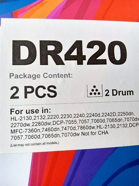 Premium drum DR420, 2 pieces, high yield