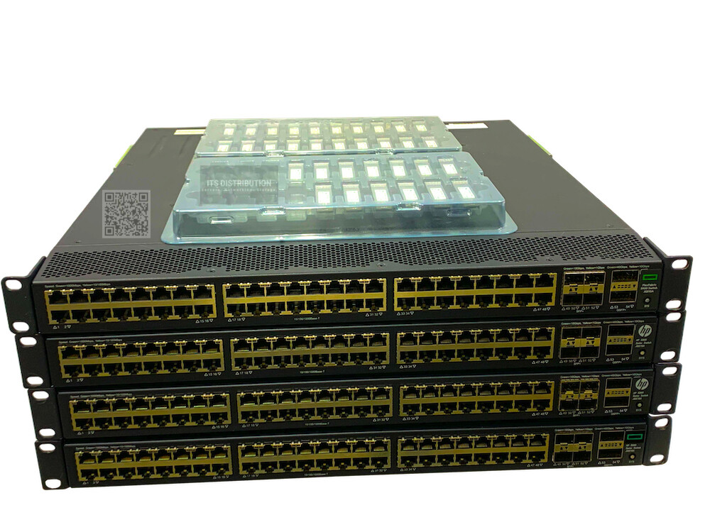 JG848A I HPE 5900AF 48G 4XG 2QSFP 4x5900AF 8xPSU 8xF-B FanTrays 32x10G SR Bundle