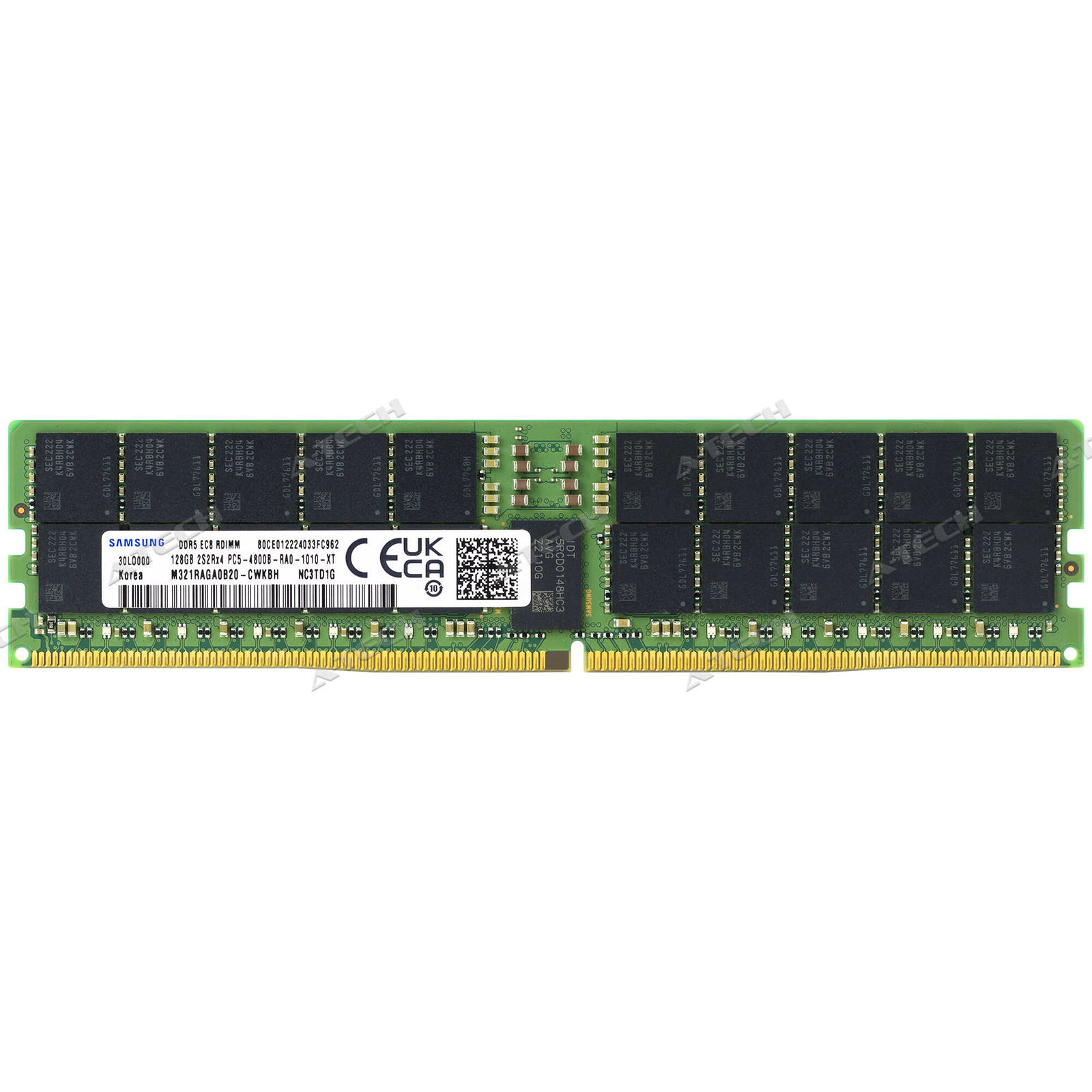 Samsung 128GB 2S2Rx4 DDR5-4800 EC8 RDIMM PC5-38400 Memory RAM (M321RAGA0B20-CWK)